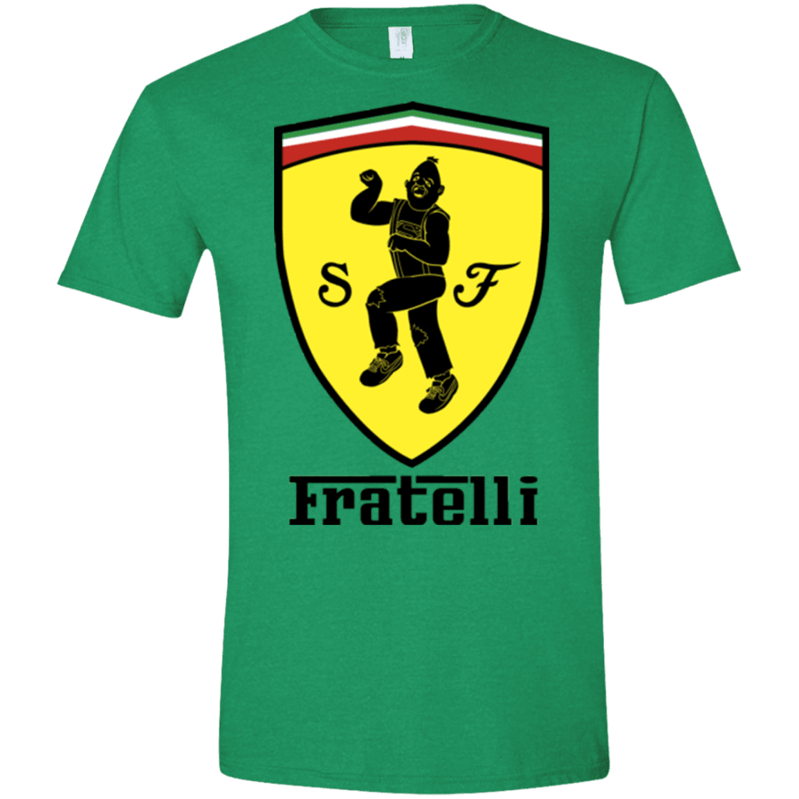 T-Shirts Heather Irish Green / S Fratelli Men's Semi-Fitted Softstyle