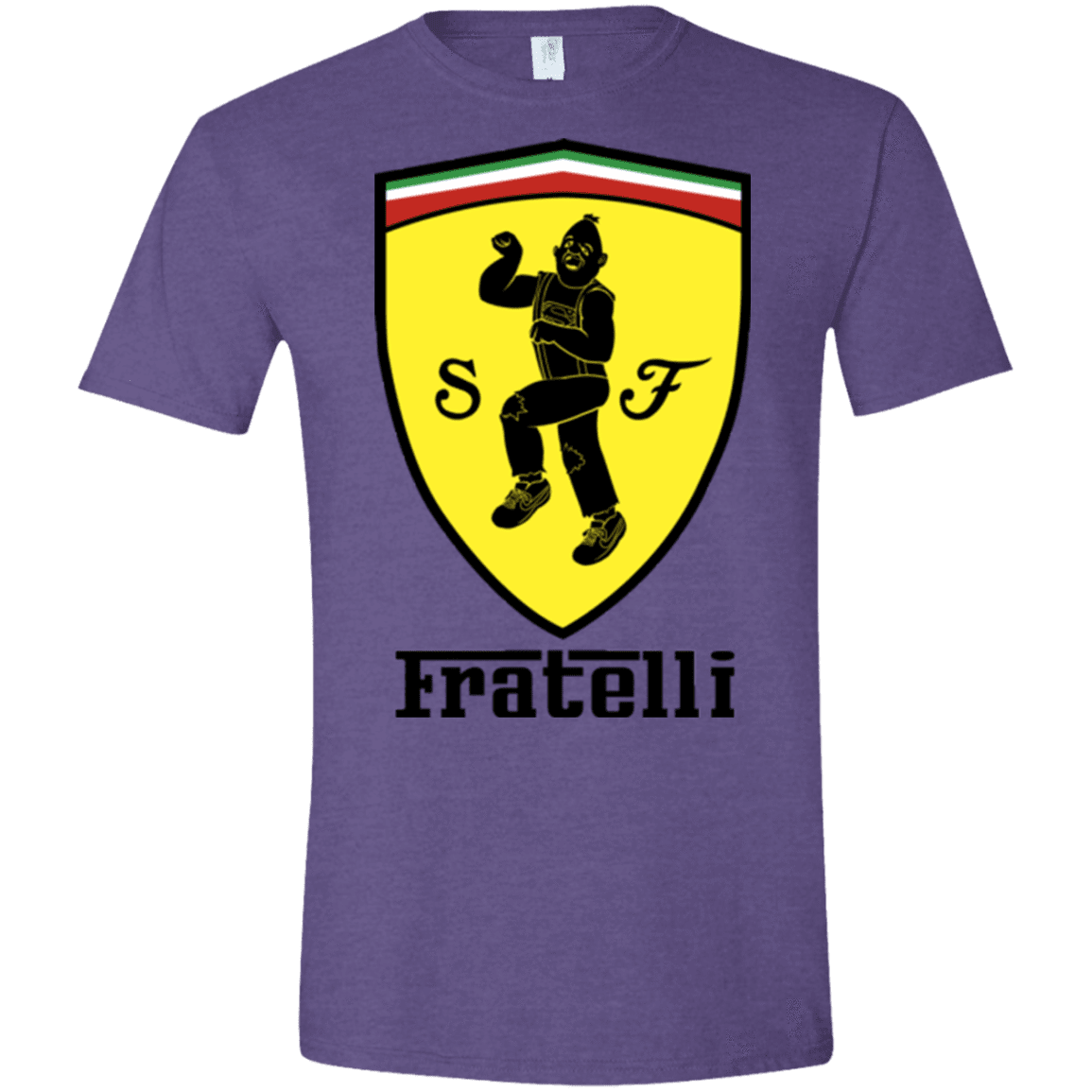 T-Shirts Heather Purple / S Fratelli Men's Semi-Fitted Softstyle