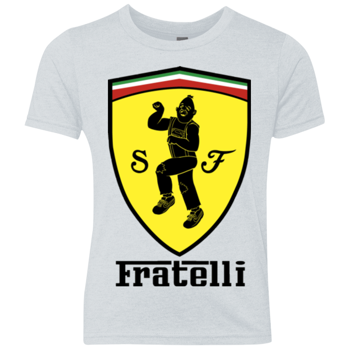 T-Shirts Heather White / YXS Fratelli Youth Triblend T-Shirt