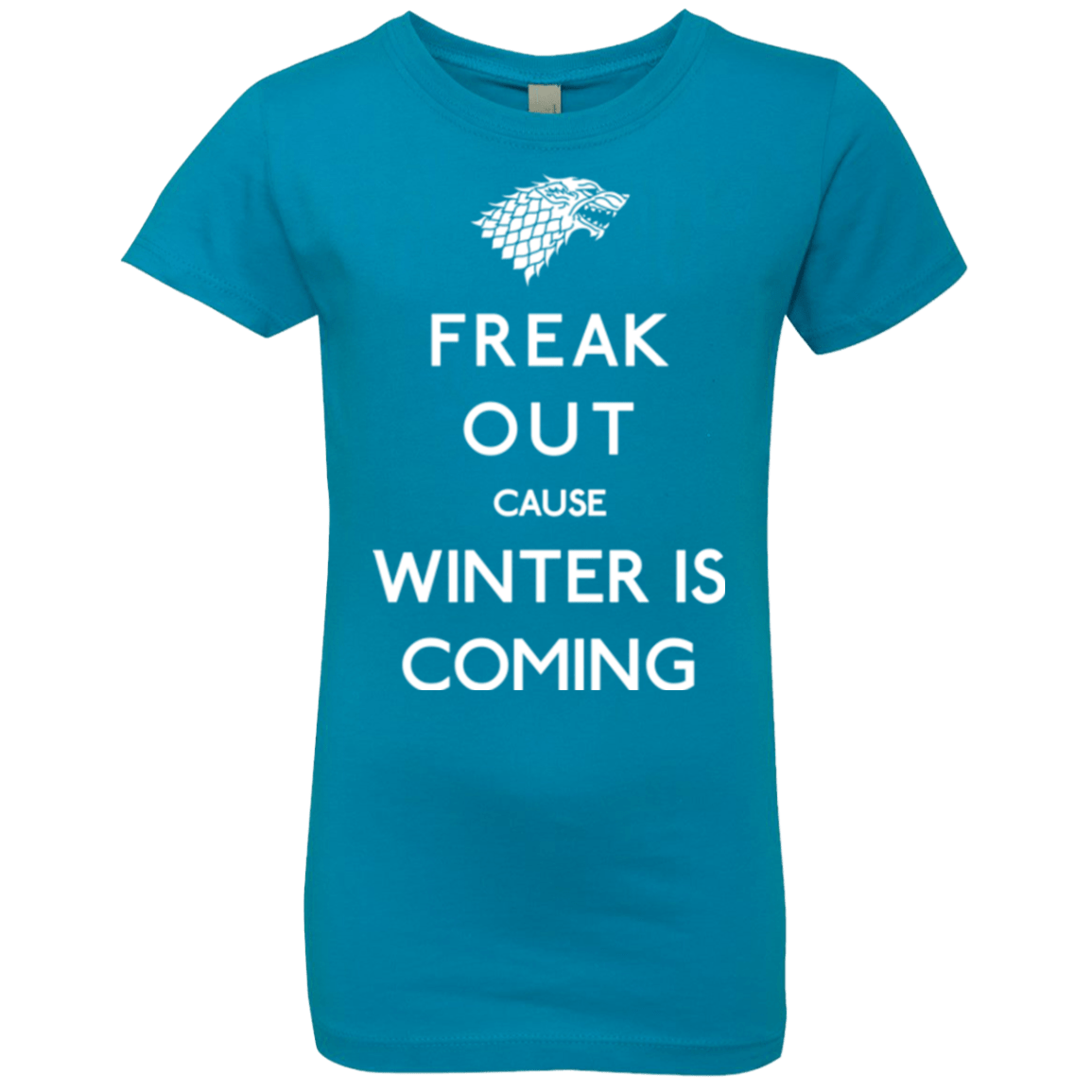 T-Shirts Turquoise / YXS Freak winter Girls Premium T-Shirt