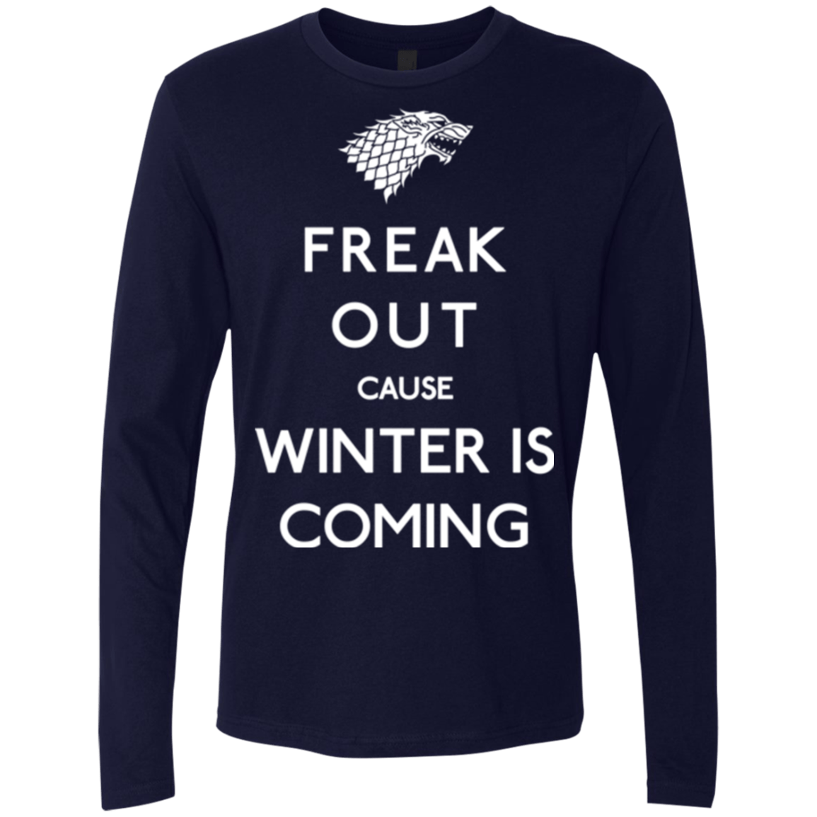T-Shirts Midnight Navy / Small Freak winter Men's Premium Long Sleeve