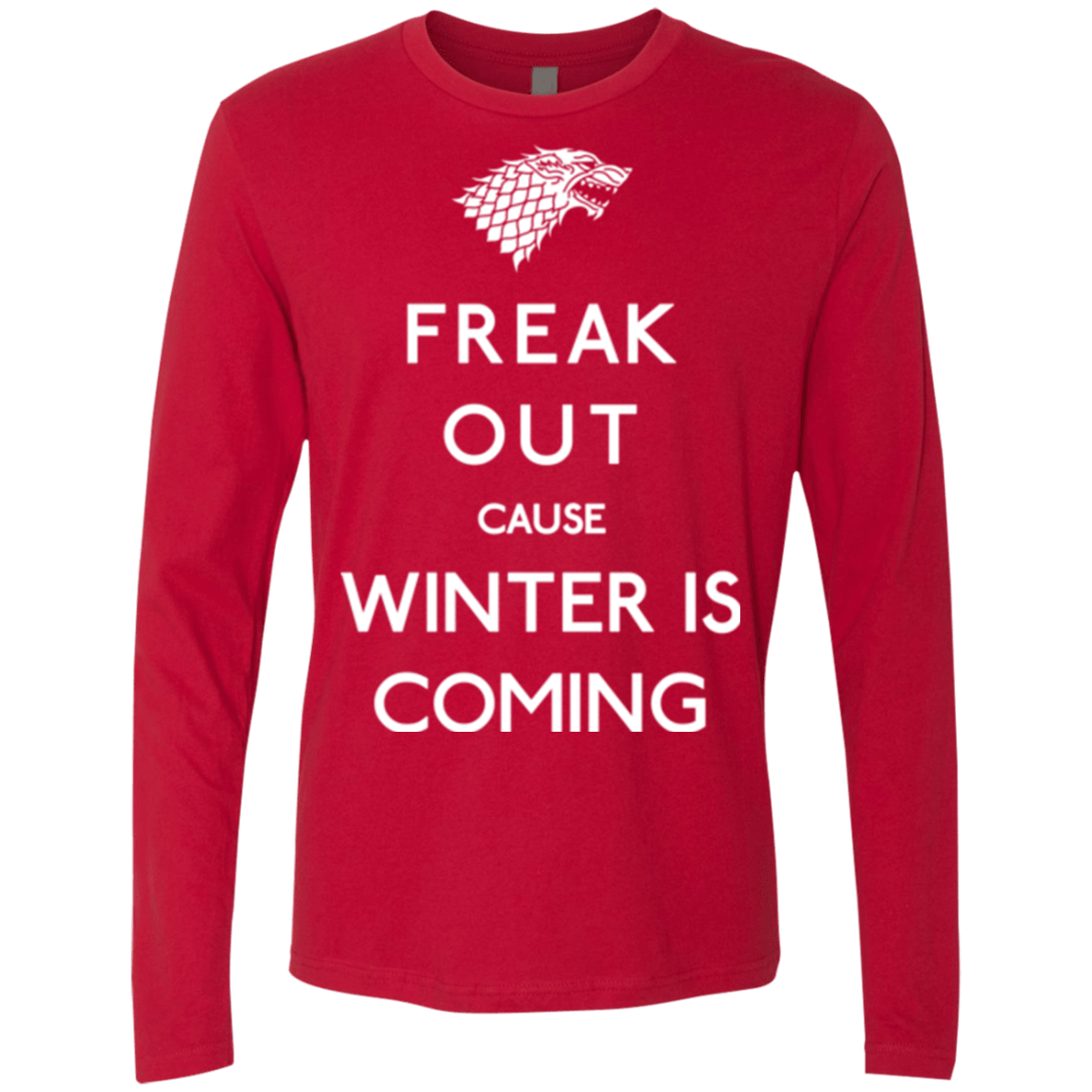 T-Shirts Red / Small Freak winter Men's Premium Long Sleeve