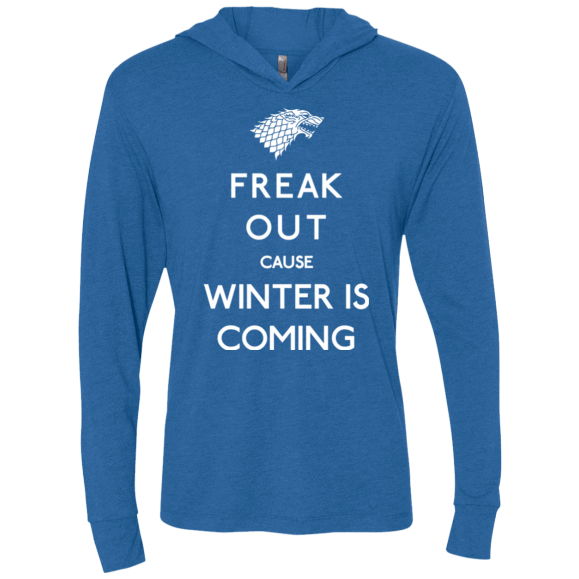 T-Shirts Vintage Royal / X-Small Freak winter Triblend Long Sleeve Hoodie Tee