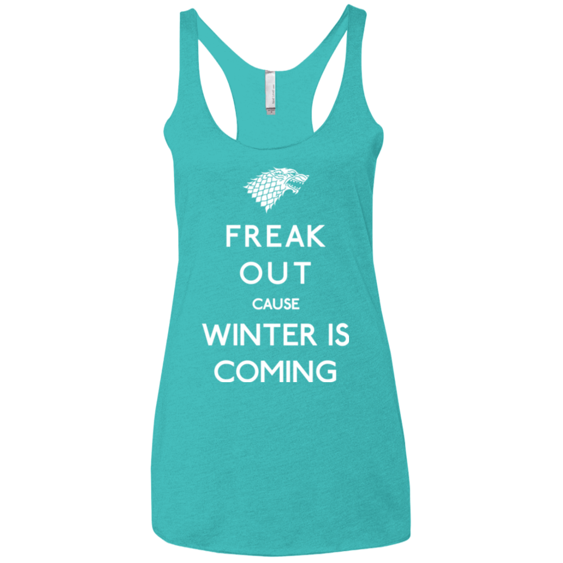 T-Shirts Tahiti Blue / X-Small Freak winter Women's Triblend Racerback Tank