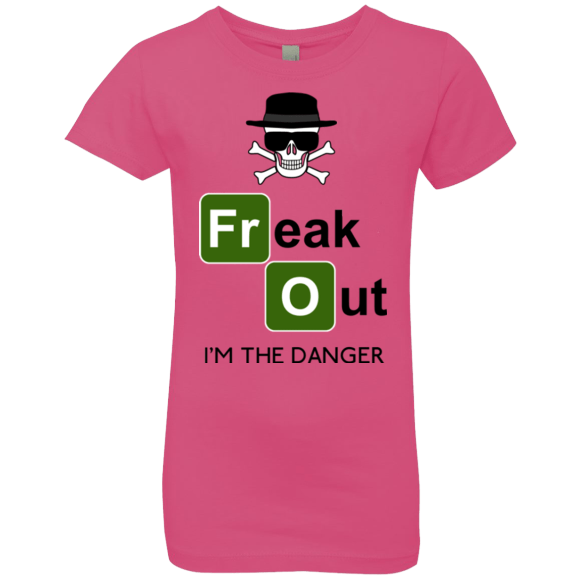 T-Shirts Hot Pink / YXS Freaking danger Girls Premium T-Shirt