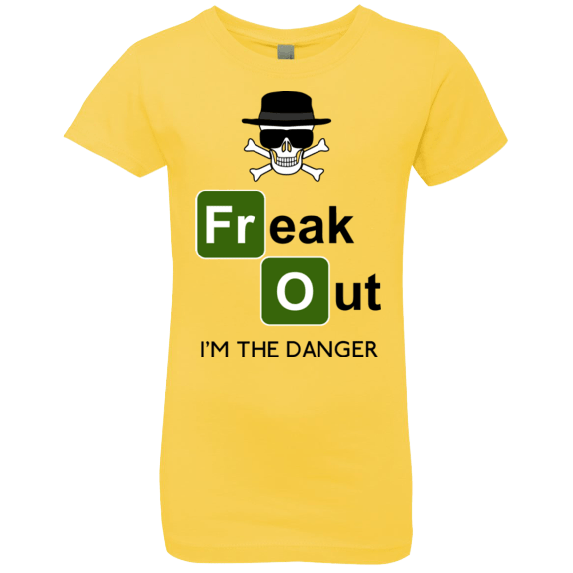 T-Shirts Vibrant Yellow / YXS Freaking danger Girls Premium T-Shirt