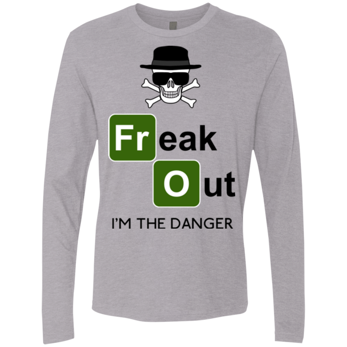 T-Shirts Heather Grey / Small Freaking danger Men's Premium Long Sleeve
