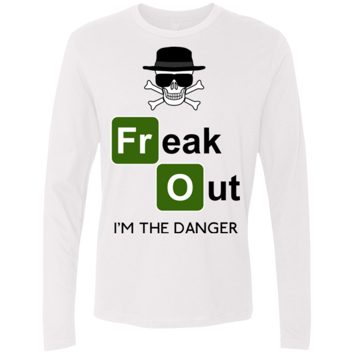 T-Shirts White / Small Freaking danger Men's Premium Long Sleeve