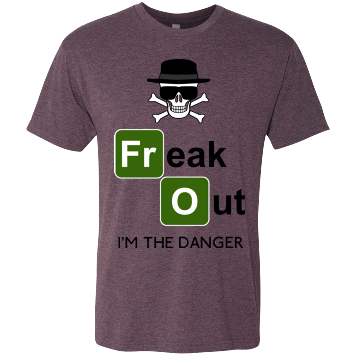 T-Shirts Vintage Purple / Small Freaking danger Men's Triblend T-Shirt