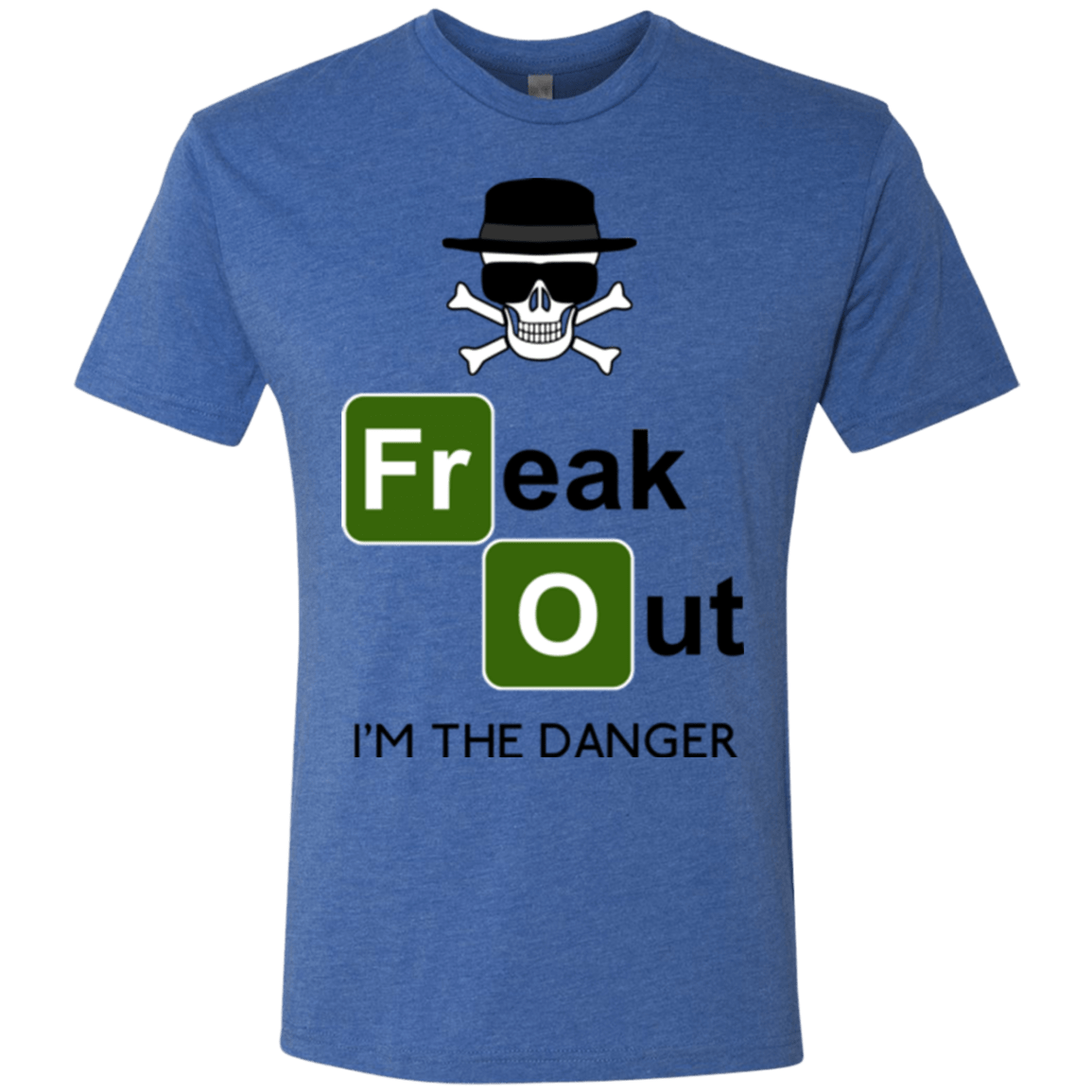 T-Shirts Vintage Royal / Small Freaking danger Men's Triblend T-Shirt