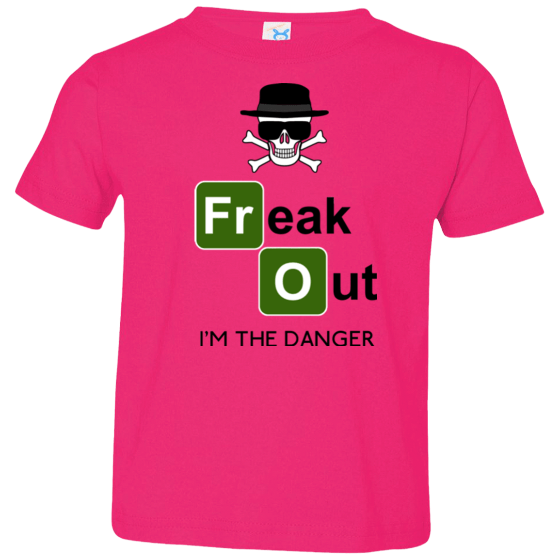 T-Shirts Hot Pink / 2T Freaking danger Toddler Premium T-Shirt