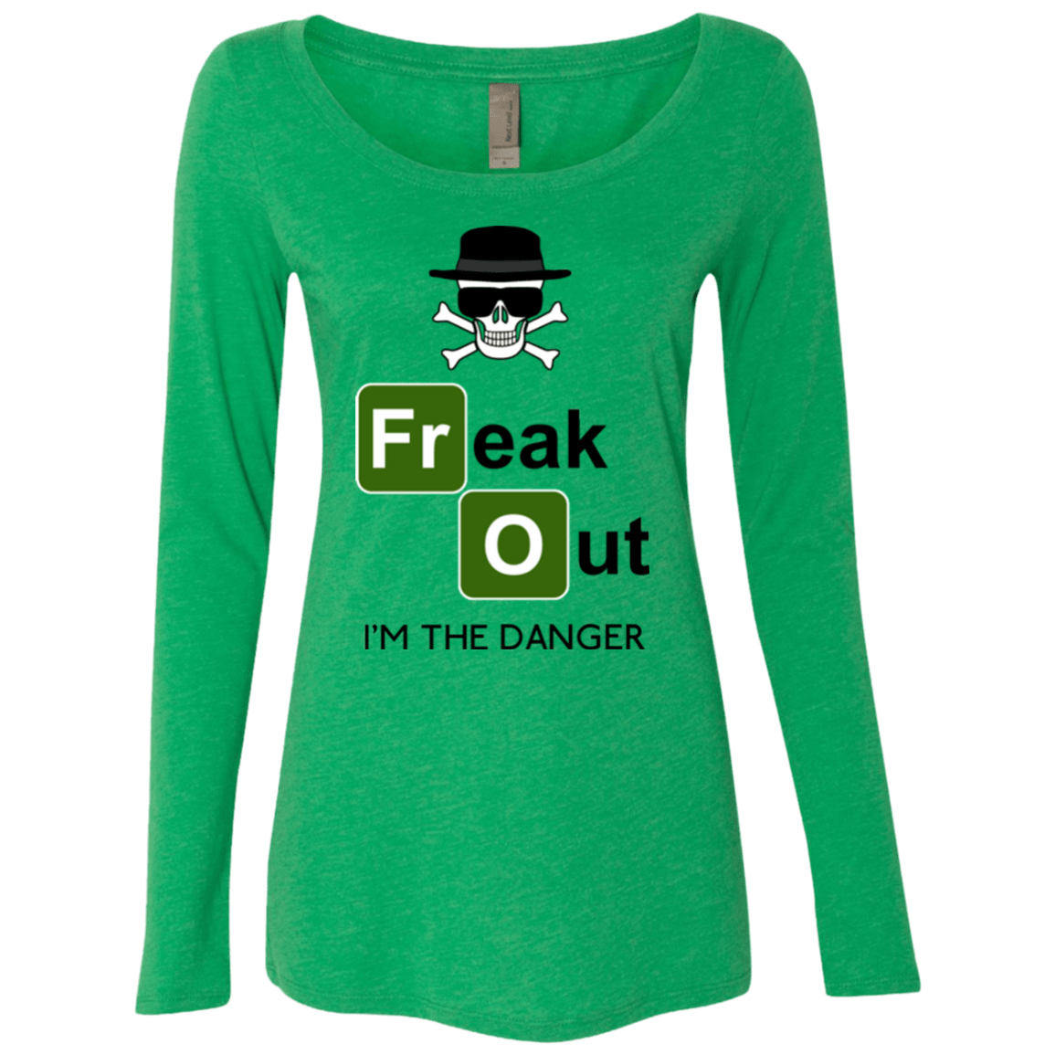 T-Shirts Envy / Small Freaking danger Women's Triblend Long Sleeve Shirt