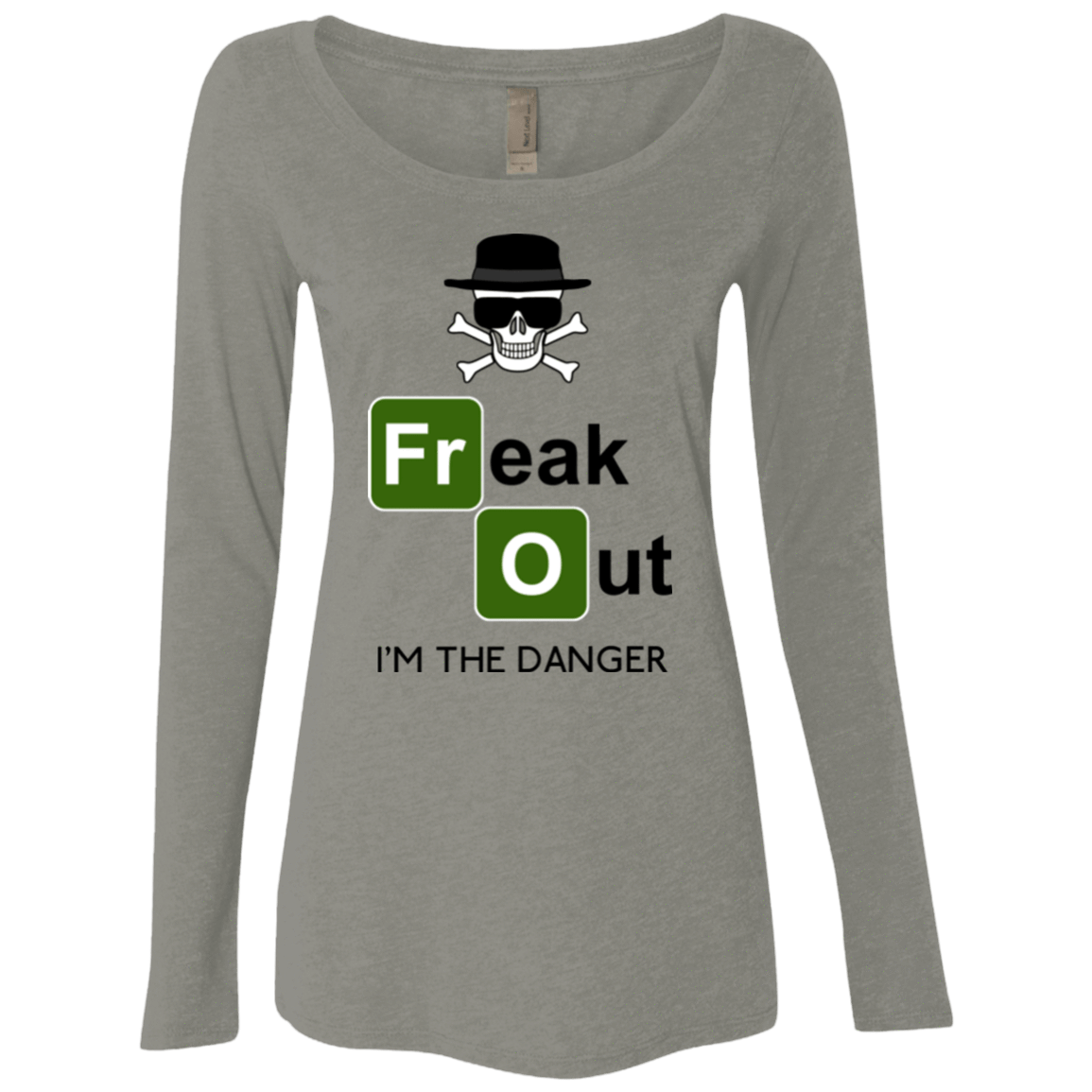 T-Shirts Venetian Grey / Small Freaking danger Women's Triblend Long Sleeve Shirt