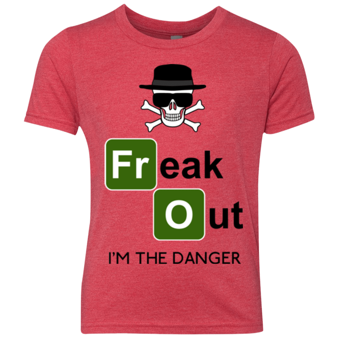T-Shirts Vintage Red / YXS Freaking danger Youth Triblend T-Shirt