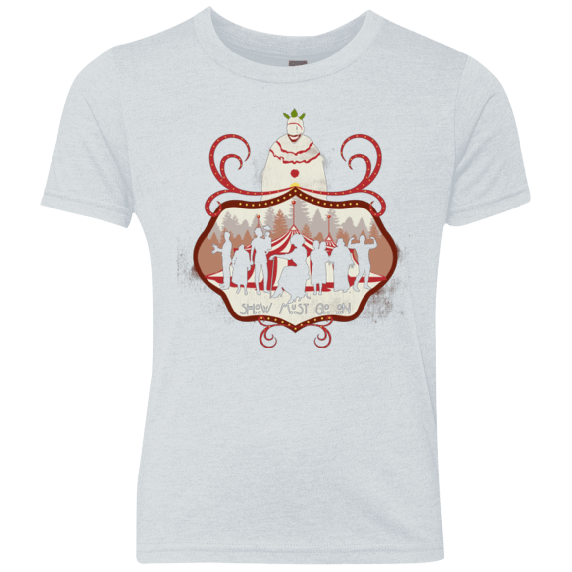 T-Shirts Heather White / YXS Freakshow Youth Triblend T-Shirt
