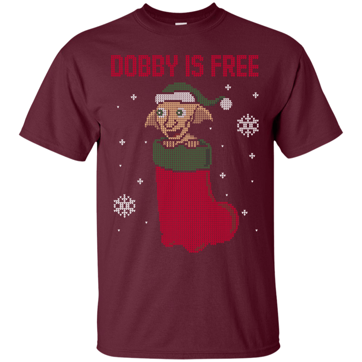 T-Shirts Maroon / S Free Elf! T-Shirt