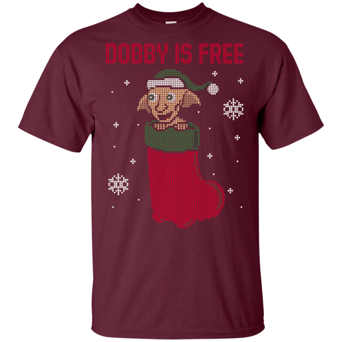 T-Shirts Maroon / YXS Free Elf! Youth T-Shirt