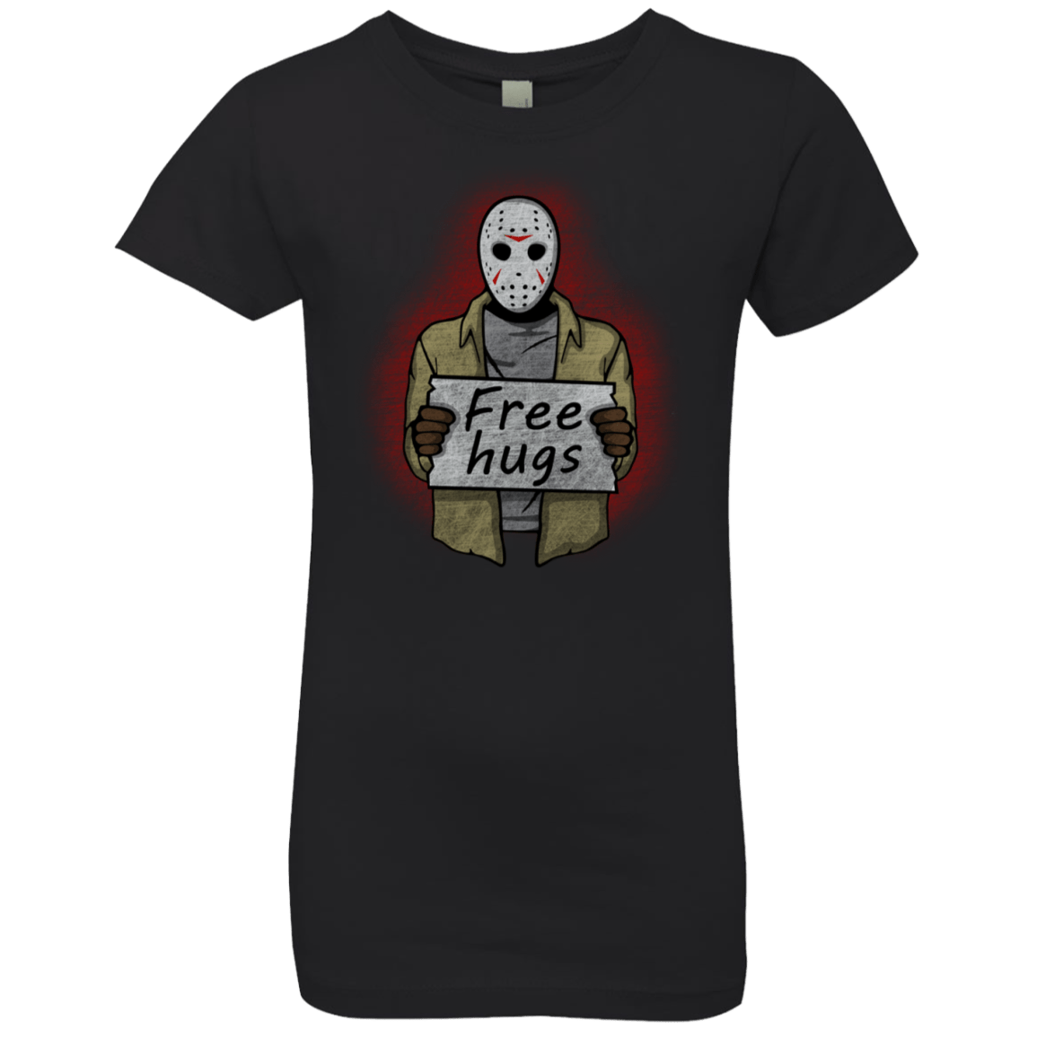 T-Shirts Black / YXS Free Hugs Jason Girls Premium T-Shirt