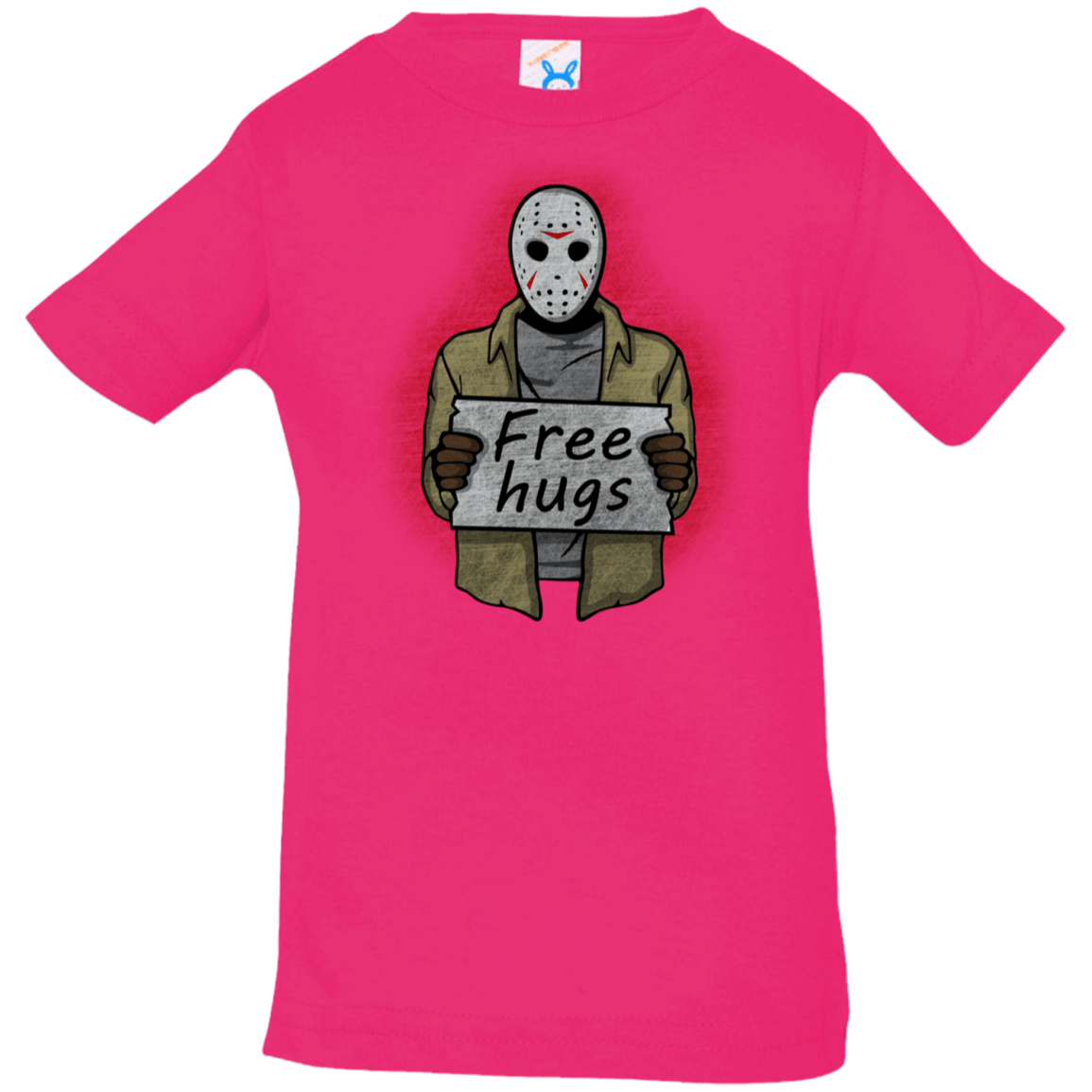 T-Shirts Hot Pink / 6 Months Free Hugs Jason Infant Premium T-Shirt