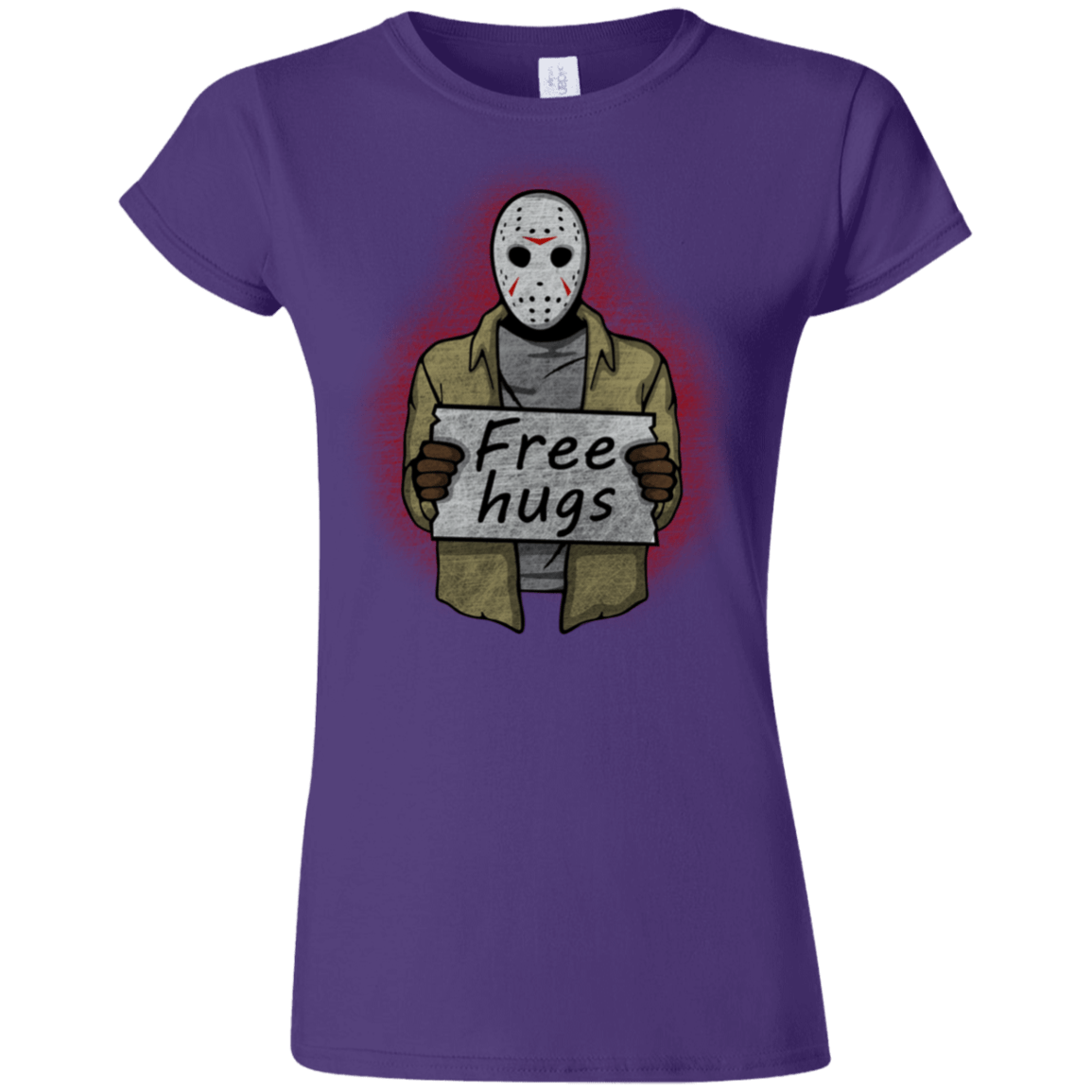 T-Shirts Purple / S Free Hugs Jason Junior Slimmer-Fit T-Shirt