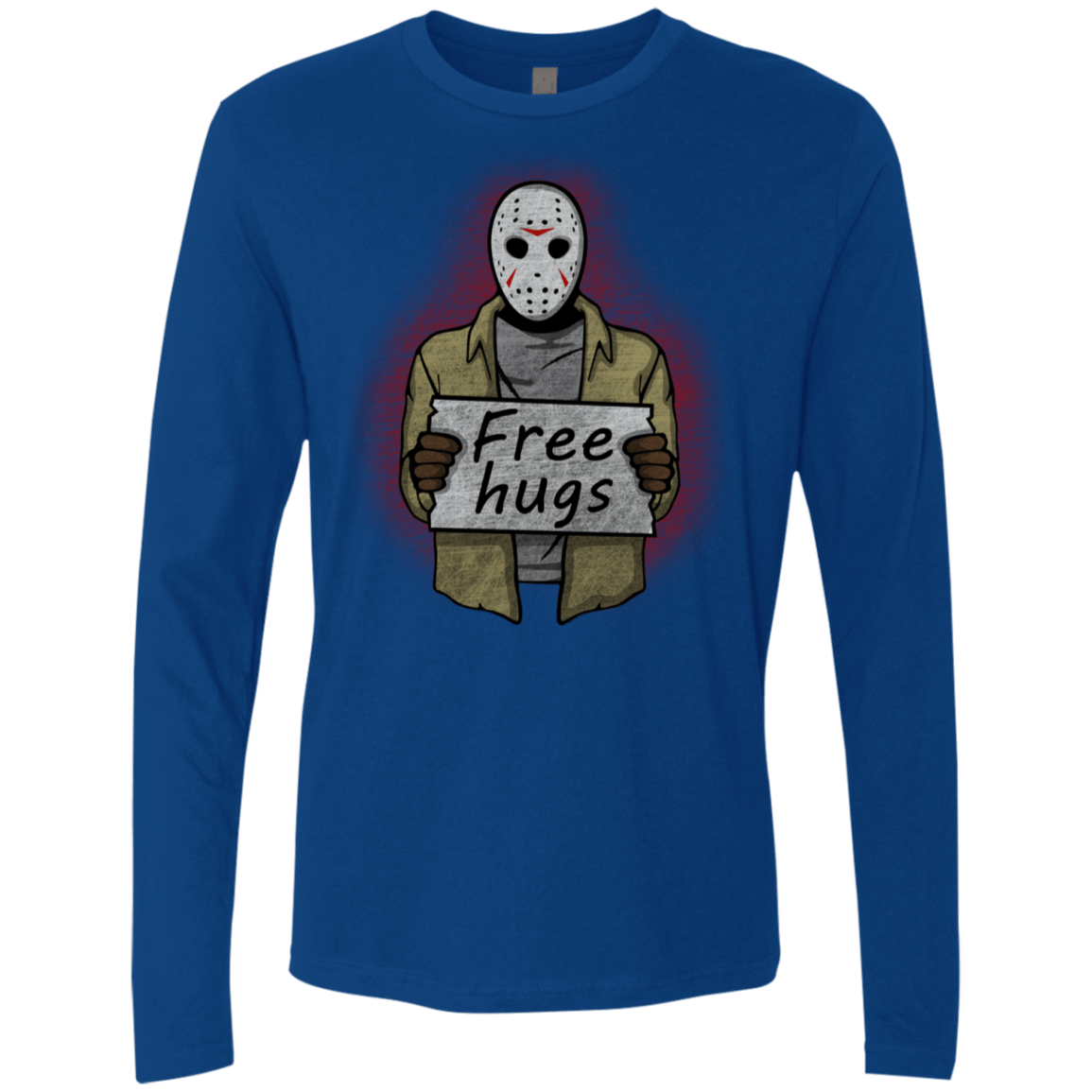 T-Shirts Royal / S Free Hugs Jason Men's Premium Long Sleeve