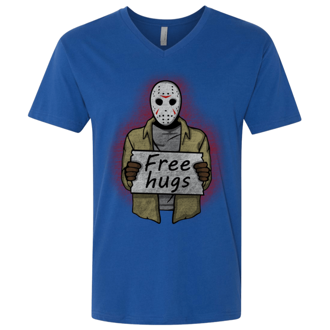 T-Shirts Royal / X-Small Free Hugs Jason Men's Premium V-Neck