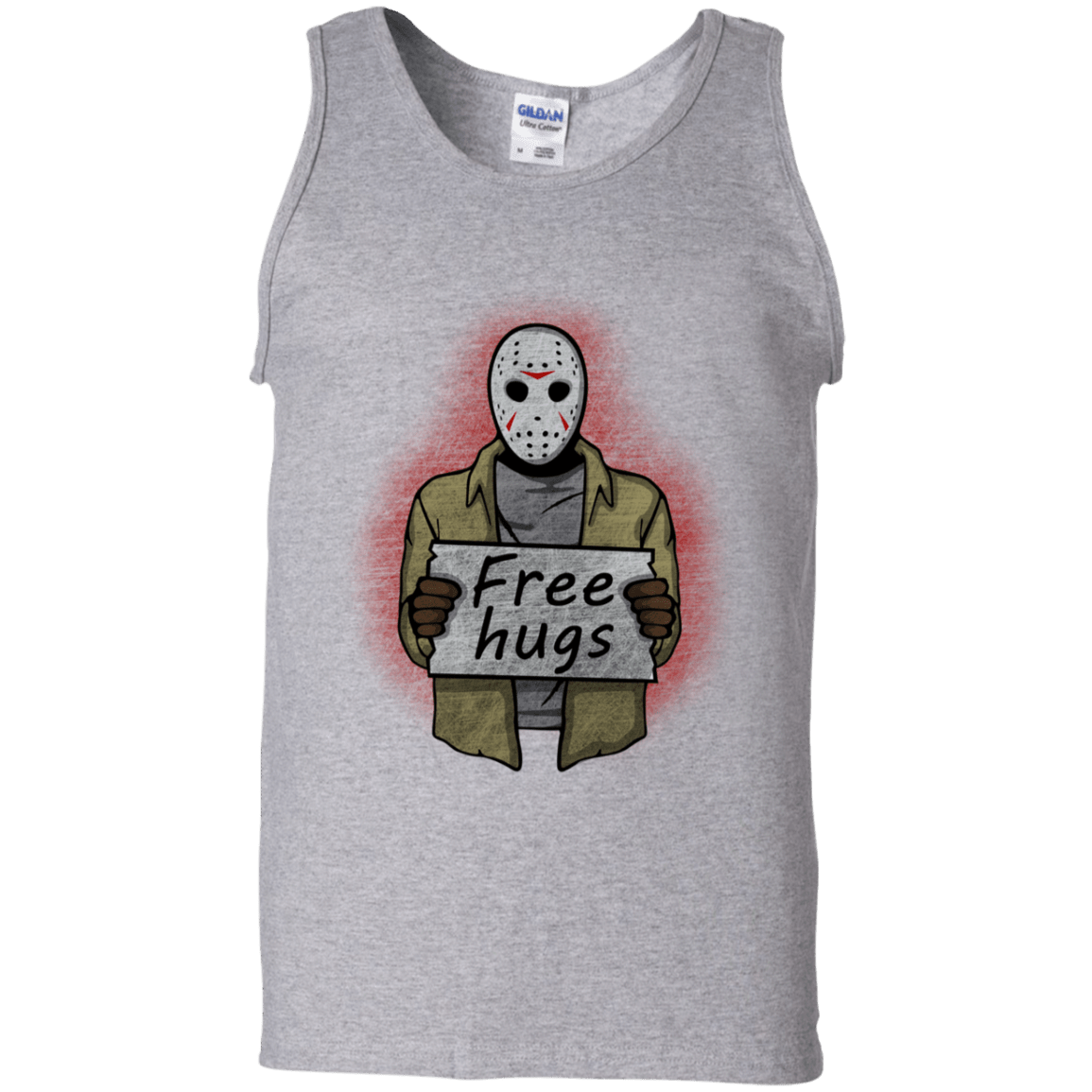 T-Shirts Sport Grey / S Free Hugs Jason Men's Tank Top