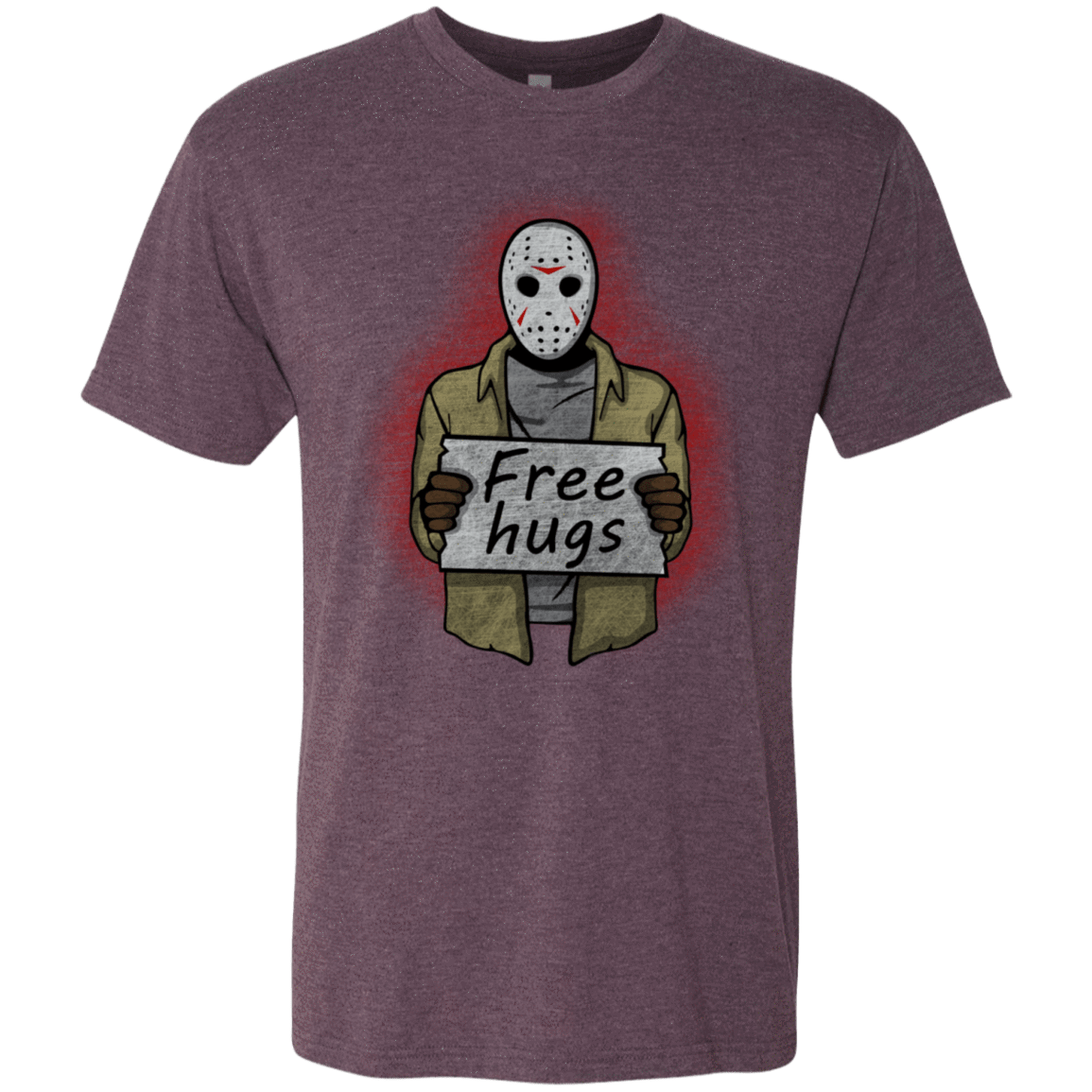 T-Shirts Vintage Purple / S Free Hugs Jason Men's Triblend T-Shirt