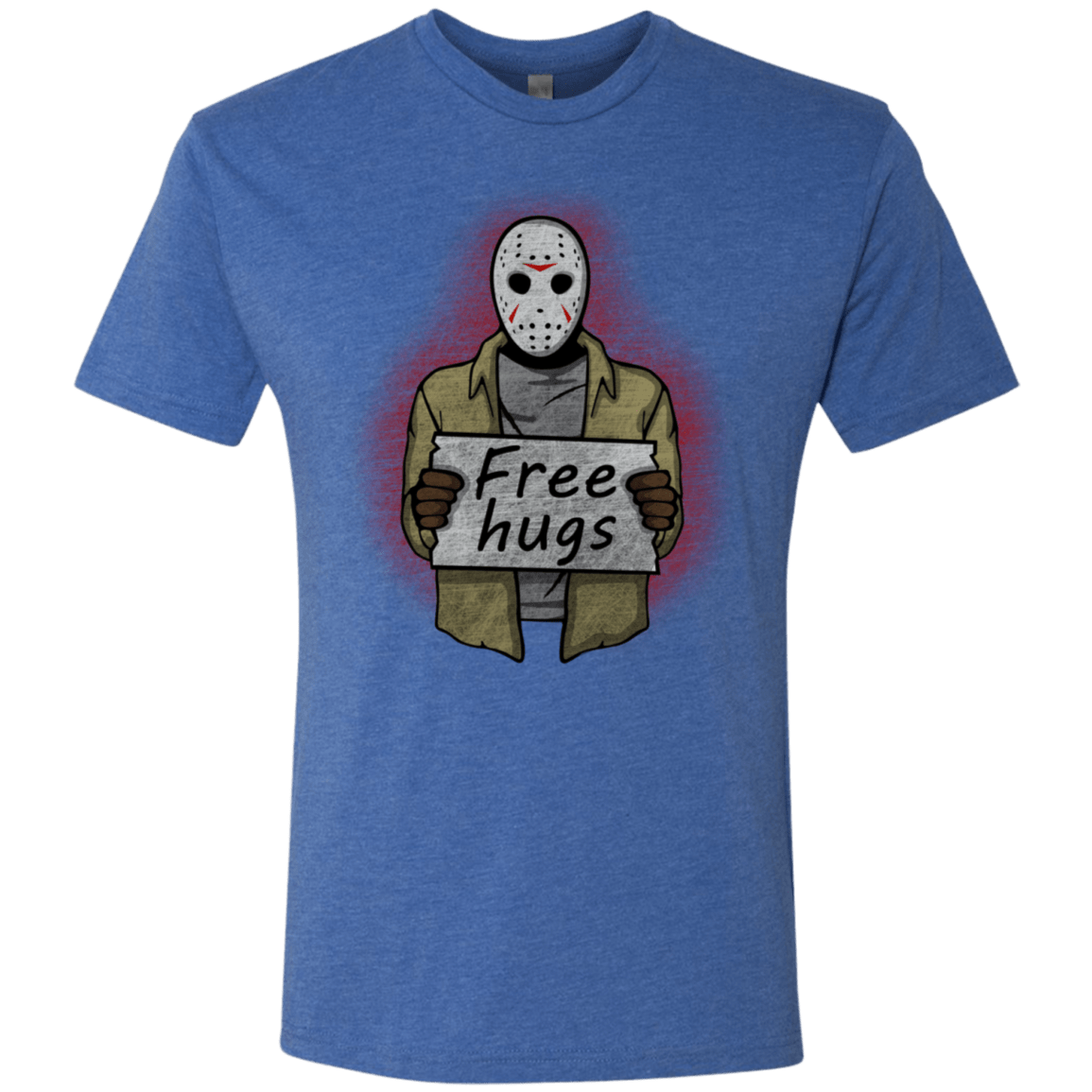 T-Shirts Vintage Royal / S Free Hugs Jason Men's Triblend T-Shirt