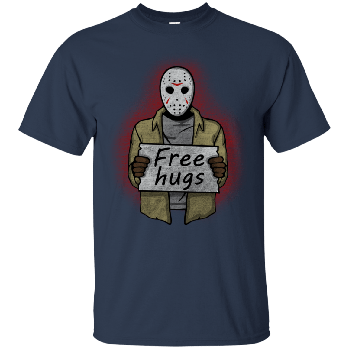 T-Shirts Navy / S Free Hugs Jason T-Shirt