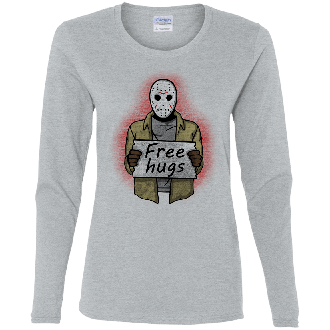 T-Shirts Sport Grey / S Free Hugs Jason Women's Long Sleeve T-Shirt