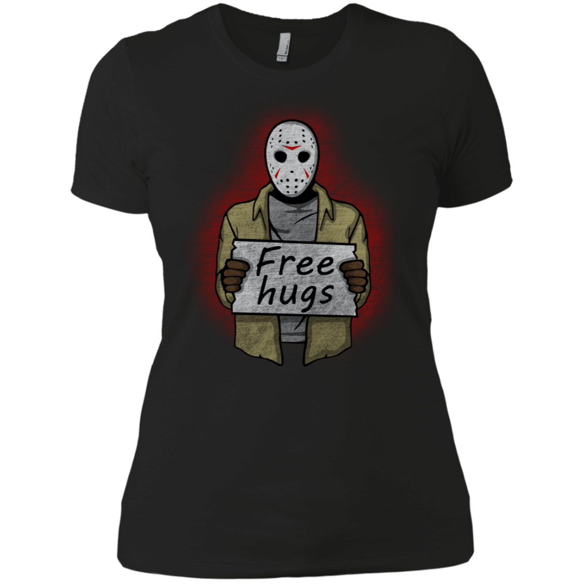 T-Shirts Black / X-Small Free Hugs Jason Women's Premium T-Shirt