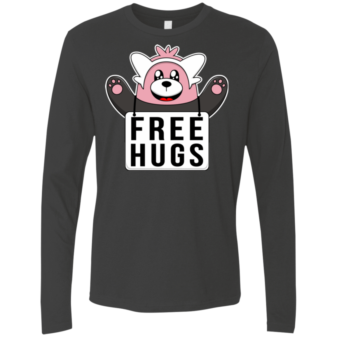 T-Shirts Heavy Metal / Small Free Hugs Men's Premium Long Sleeve