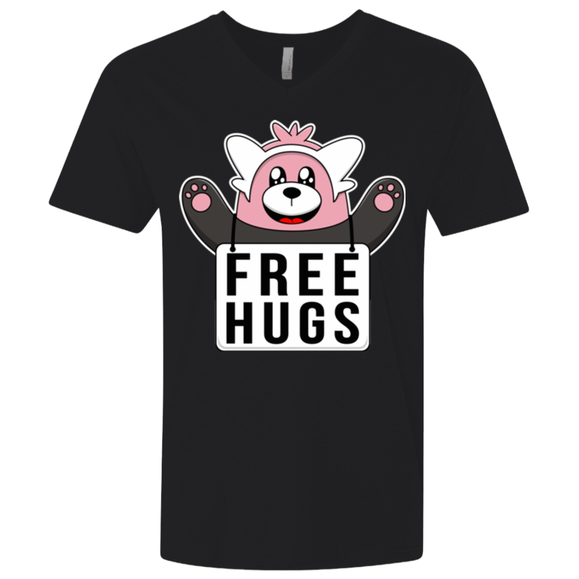 T-Shirts Black / X-Small Free Hugs Men's Premium V-Neck