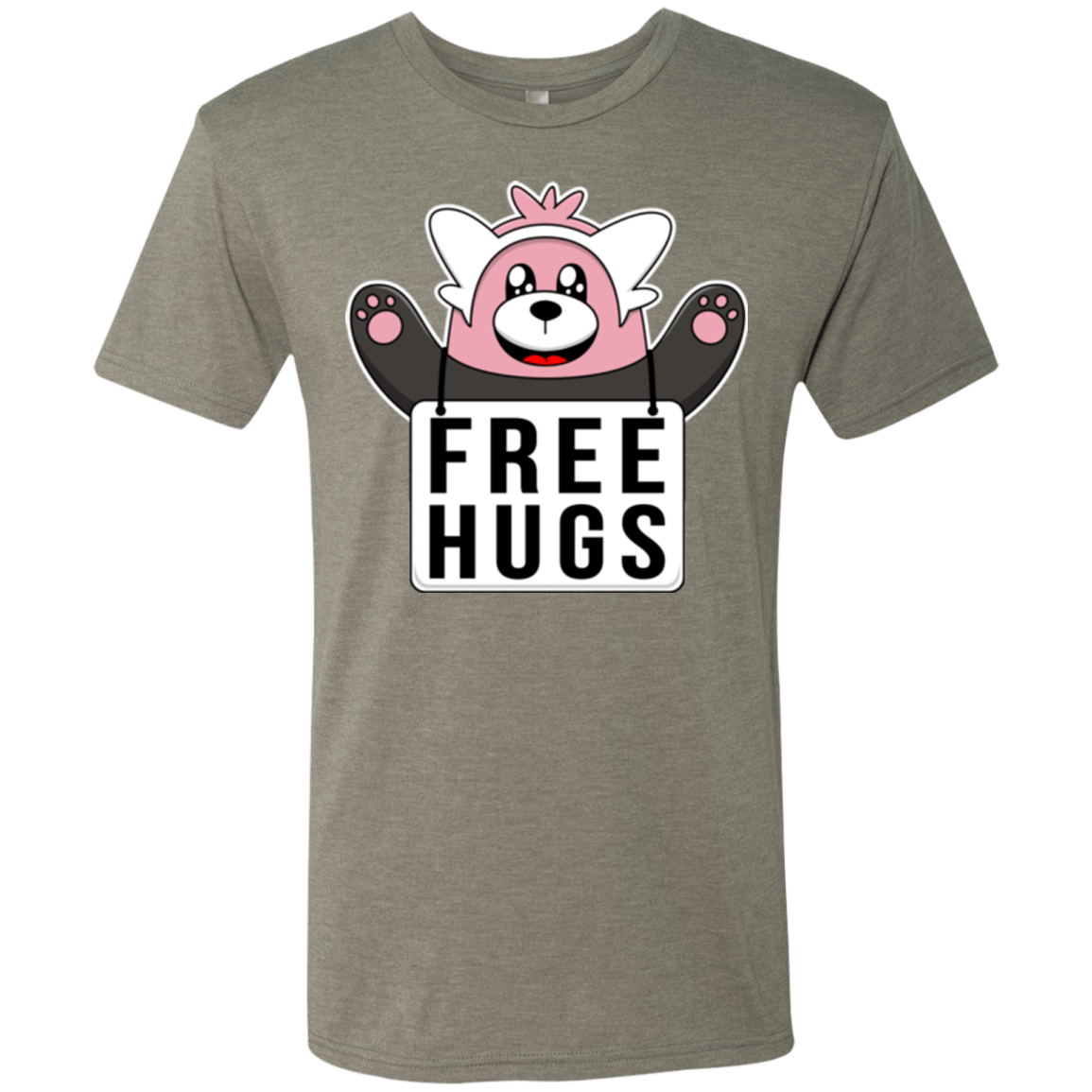 T-Shirts Venetian Grey / Small Free Hugs Men's Triblend T-Shirt