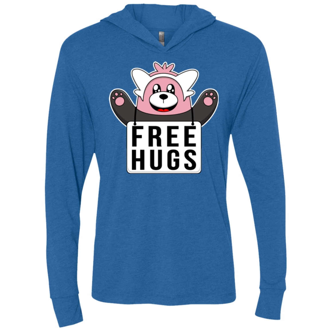 T-Shirts Vintage Royal / X-Small Free Hugs Triblend Long Sleeve Hoodie Tee