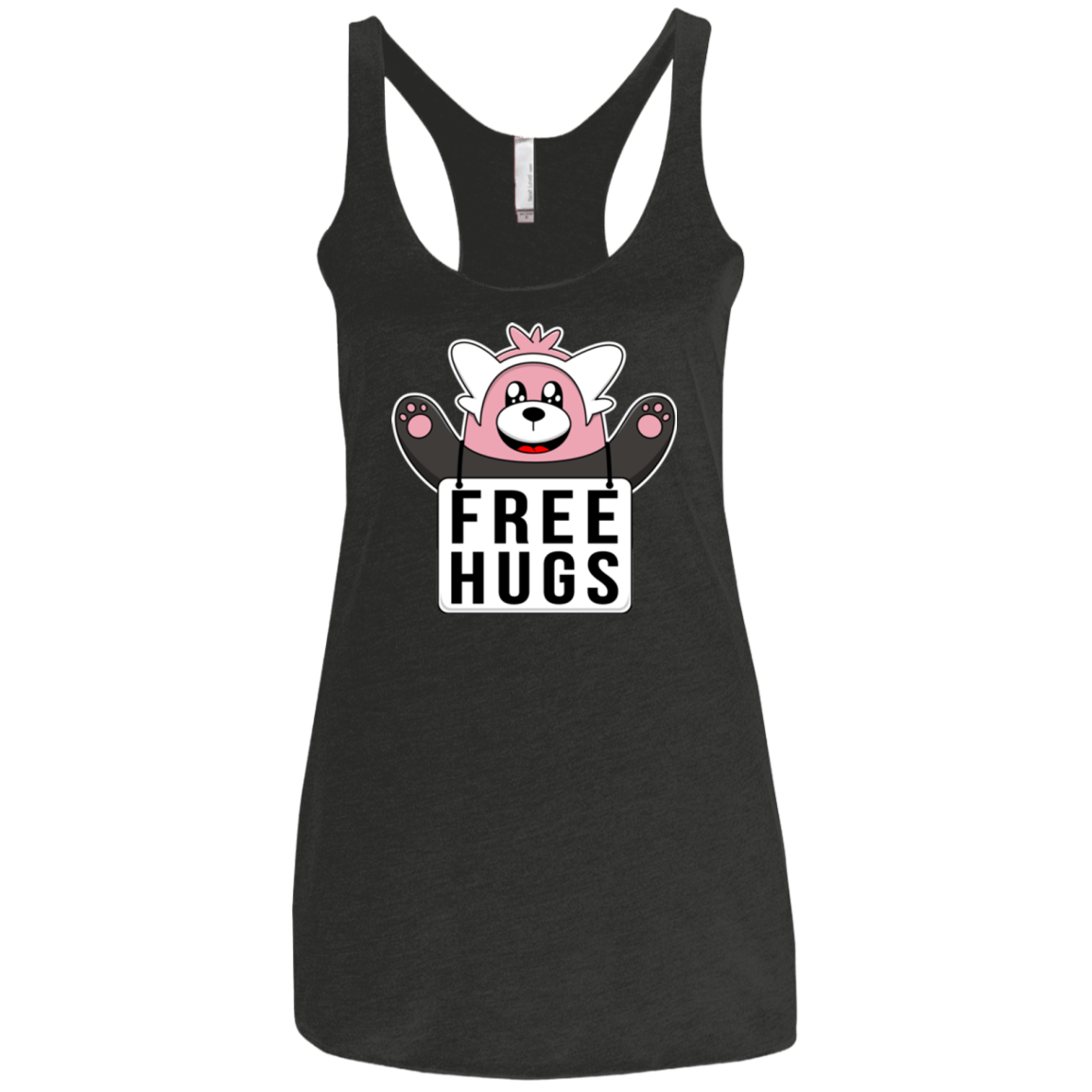 T-Shirts Vintage Black / X-Small Free Hugs Women's Triblend Racerback Tank