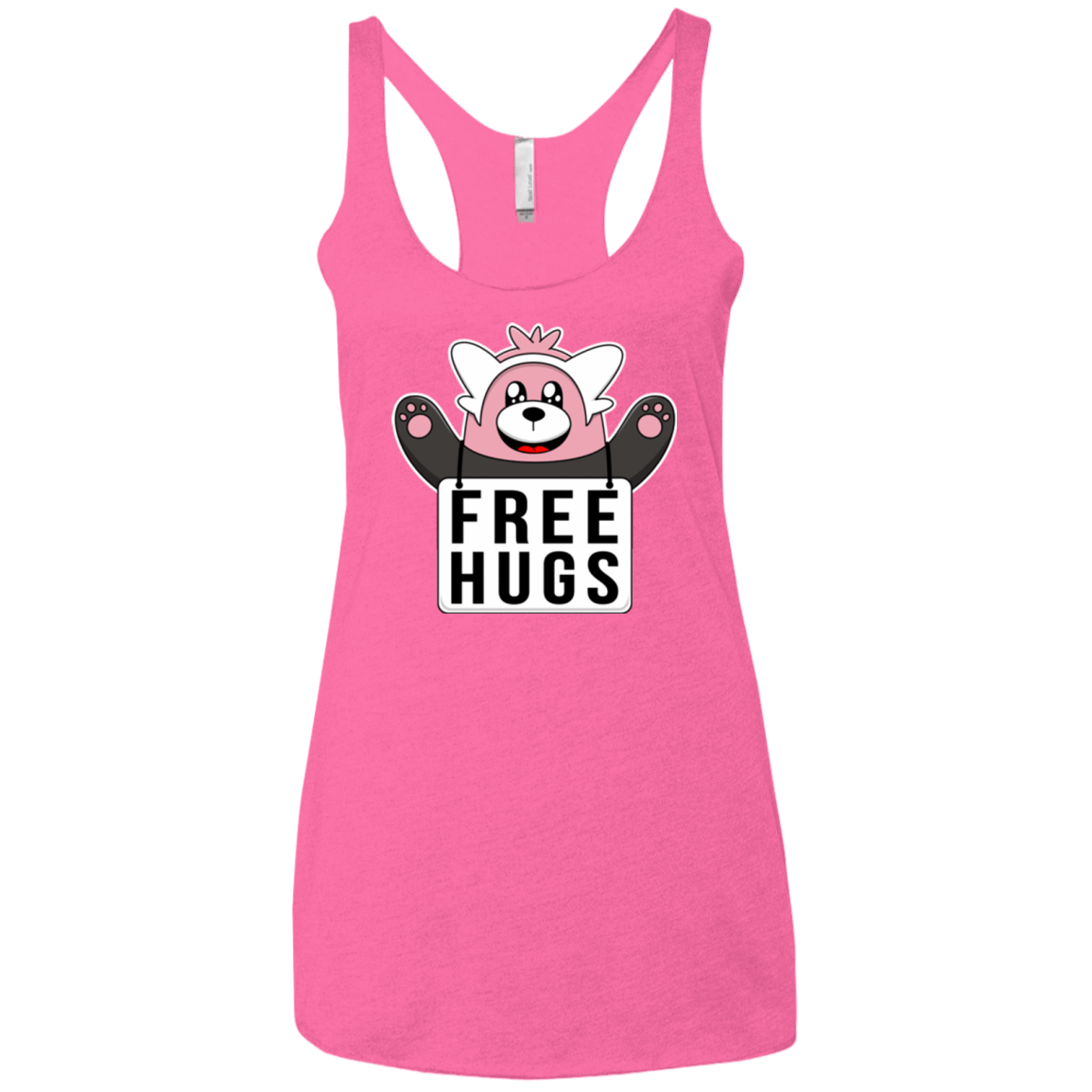 T-Shirts Vintage Pink / X-Small Free Hugs Women's Triblend Racerback Tank