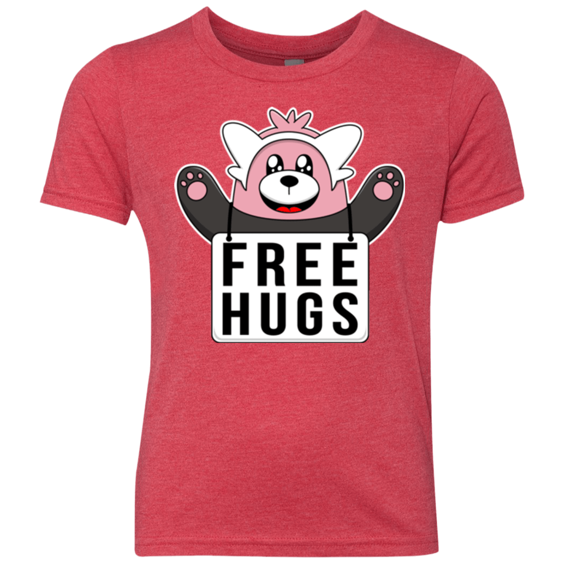 T-Shirts Vintage Red / YXS Free Hugs Youth Triblend T-Shirt