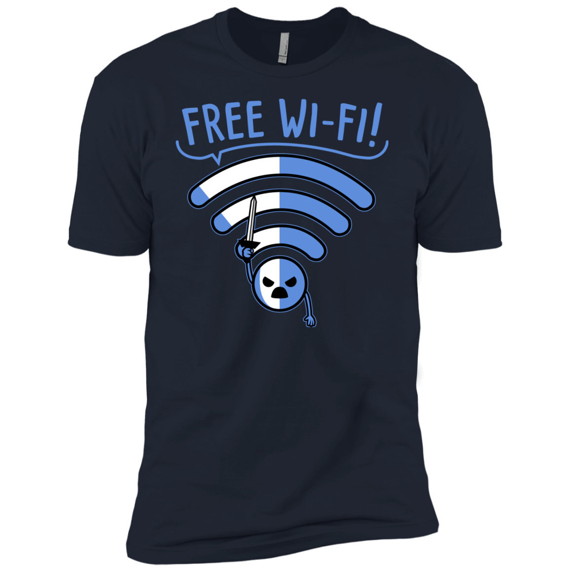 T-Shirts Midnight Navy / YXS Free Wi-Fi! Boys Premium T-Shirt