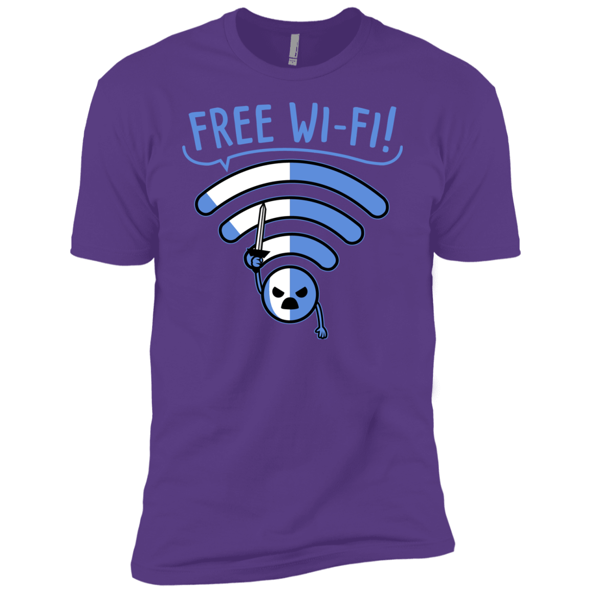 T-Shirts Purple Rush / YXS Free Wi-Fi! Boys Premium T-Shirt
