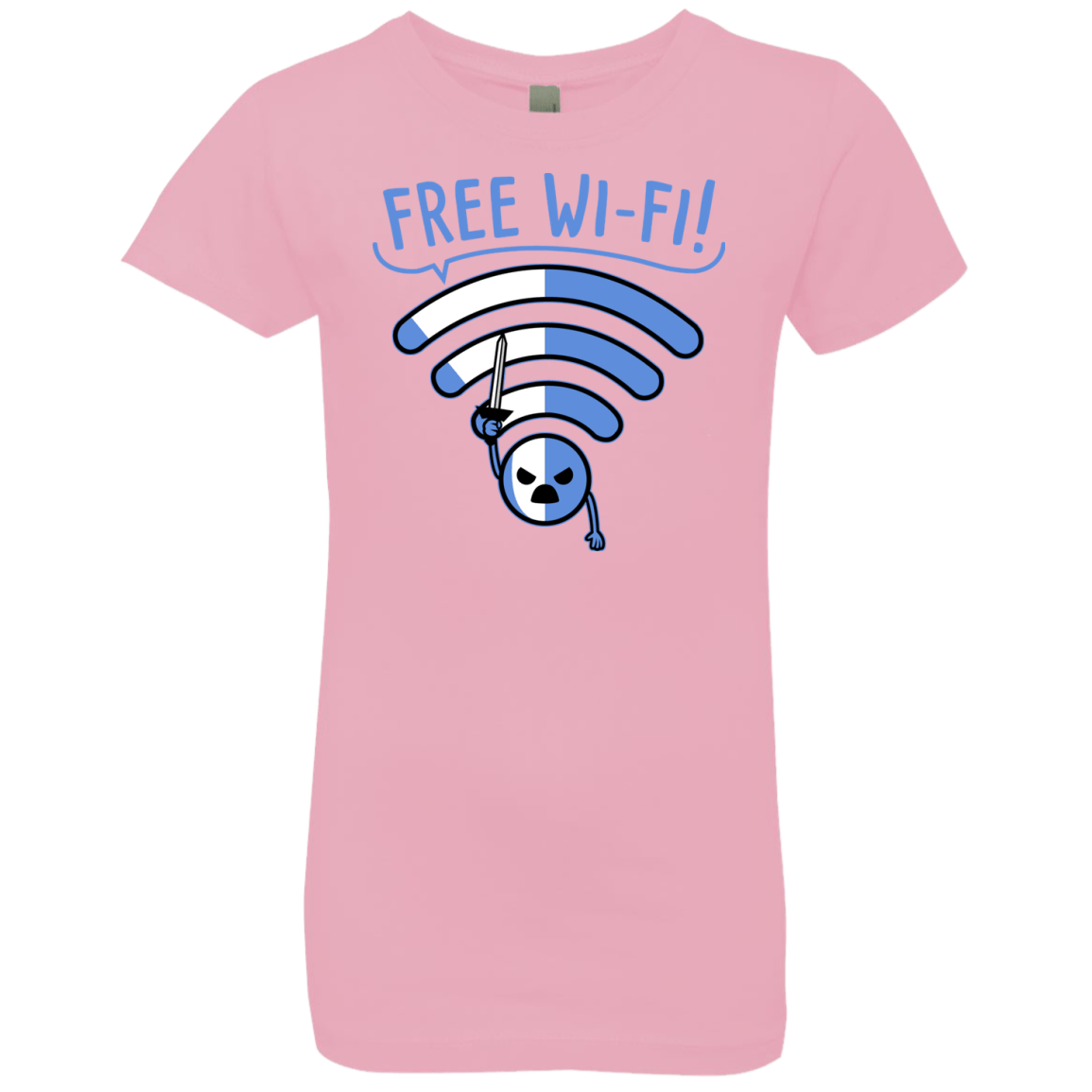T-Shirts Light Pink / YXS Free Wi-Fi! Girls Premium T-Shirt