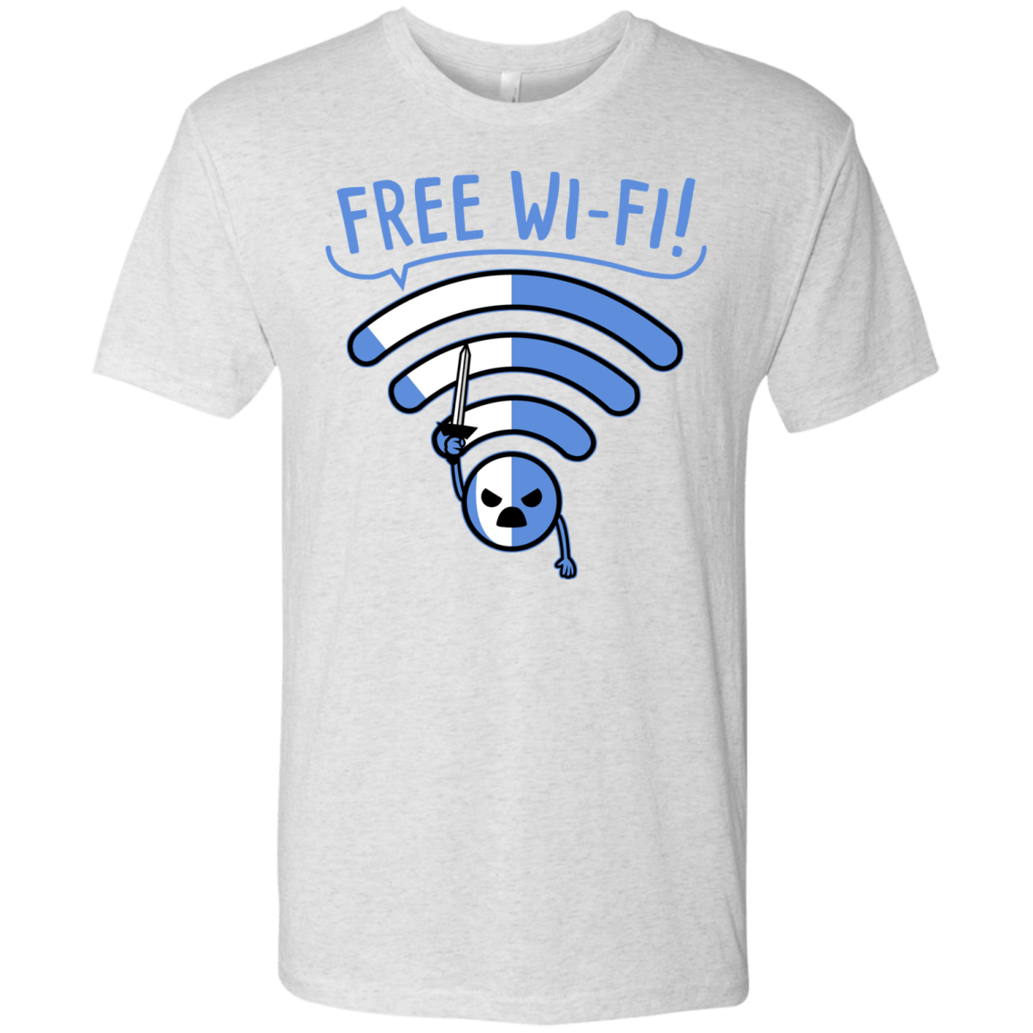 T-Shirts Heather White / S Free Wi-Fi! Men's Triblend T-Shirt