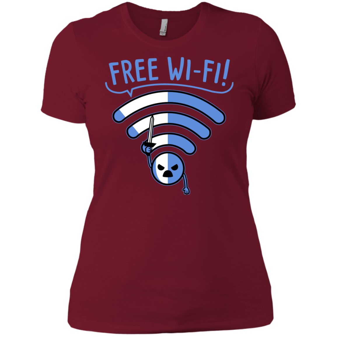 T-Shirts Scarlet / X-Small Free Wi-Fi! Women's Premium T-Shirt