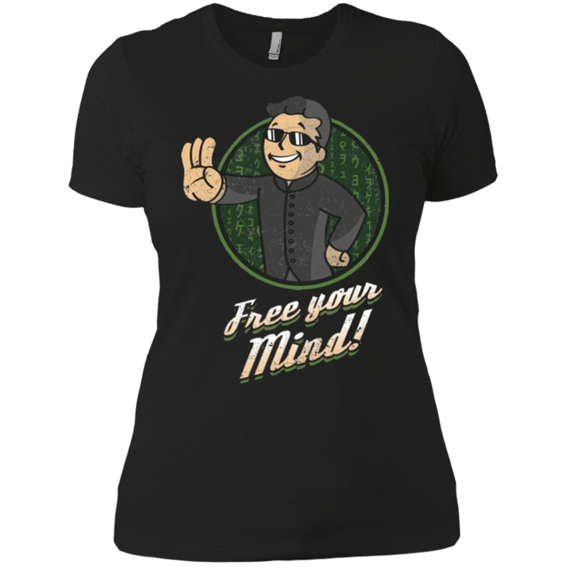 T-Shirts Black / X-Small Free Your Mind Women's Premium T-Shirt