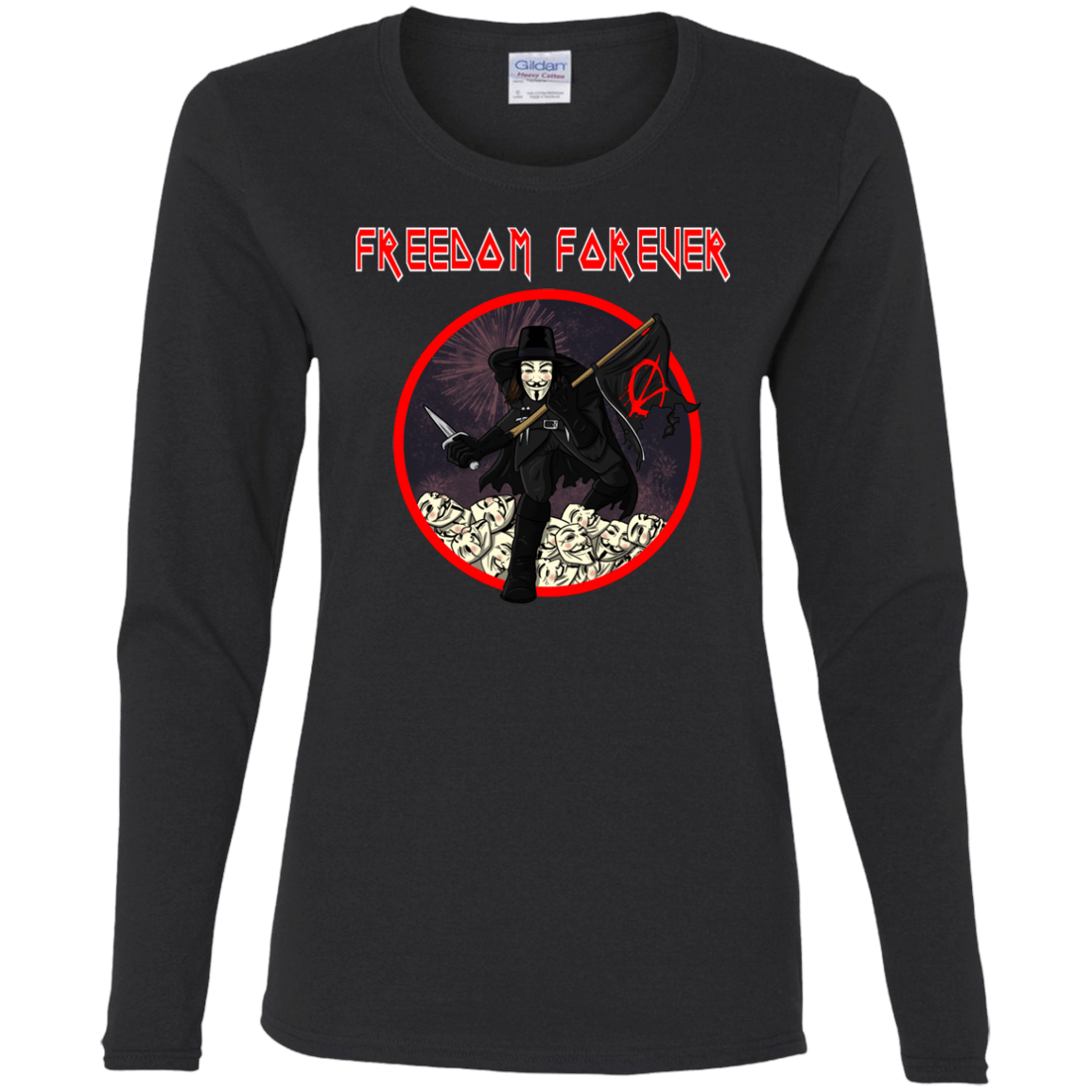 T-Shirts Black / S Freedom Forever Women's Long Sleeve T-Shirt