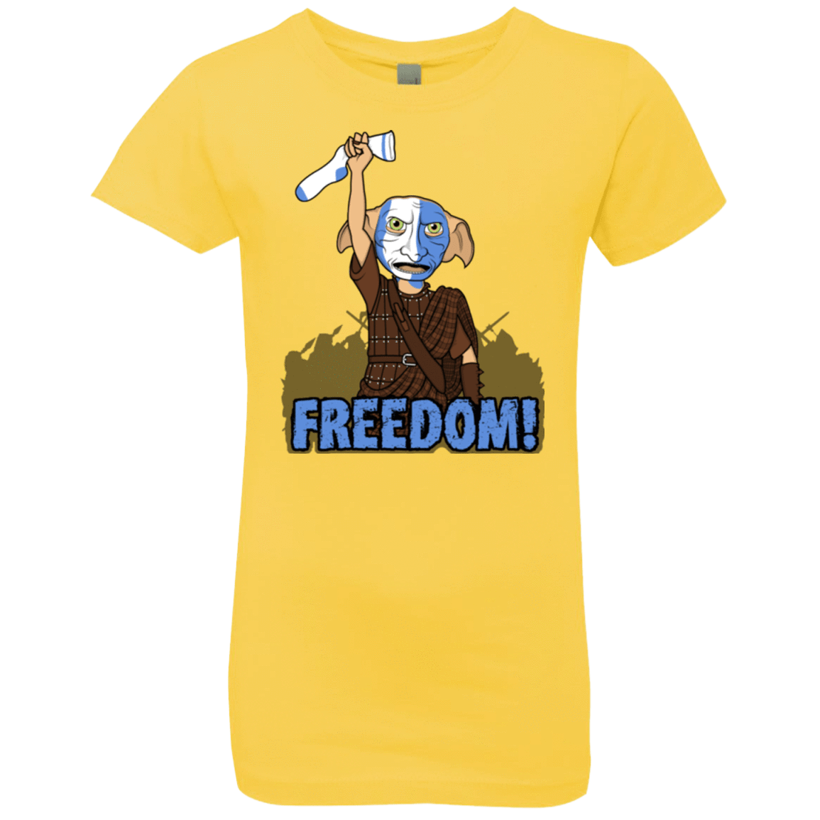T-Shirts Vibrant Yellow / YXS Freedom Girls Premium T-Shirt