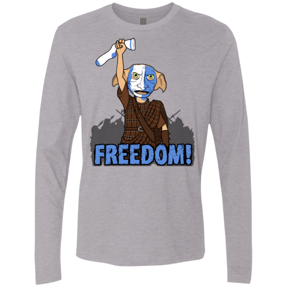 T-Shirts Heather Grey / Small Freedom Men's Premium Long Sleeve