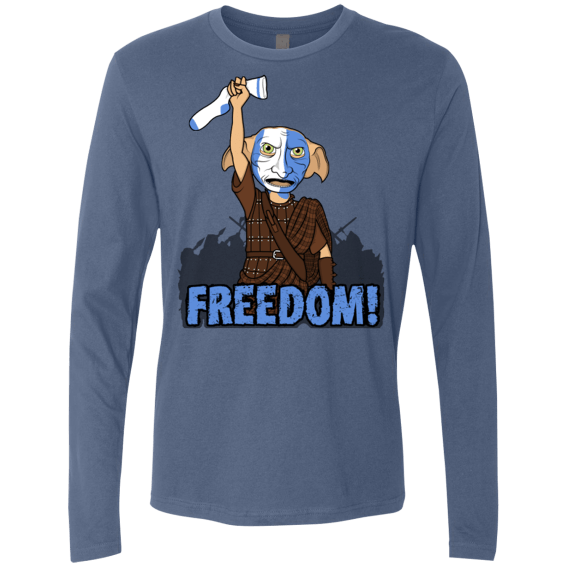 T-Shirts Indigo / Small Freedom Men's Premium Long Sleeve
