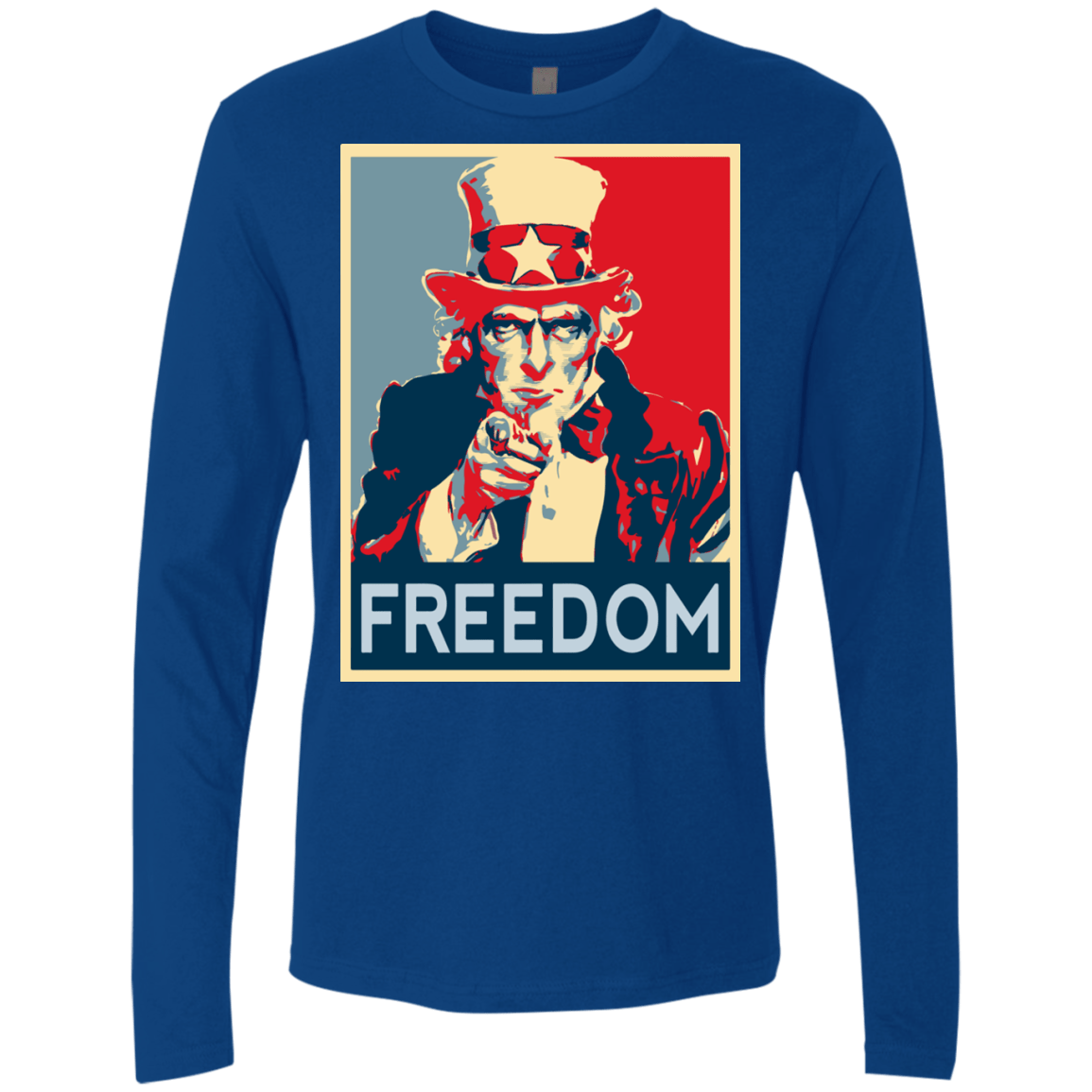 T-Shirts Royal / S Freedom Men's Premium Long Sleeve
